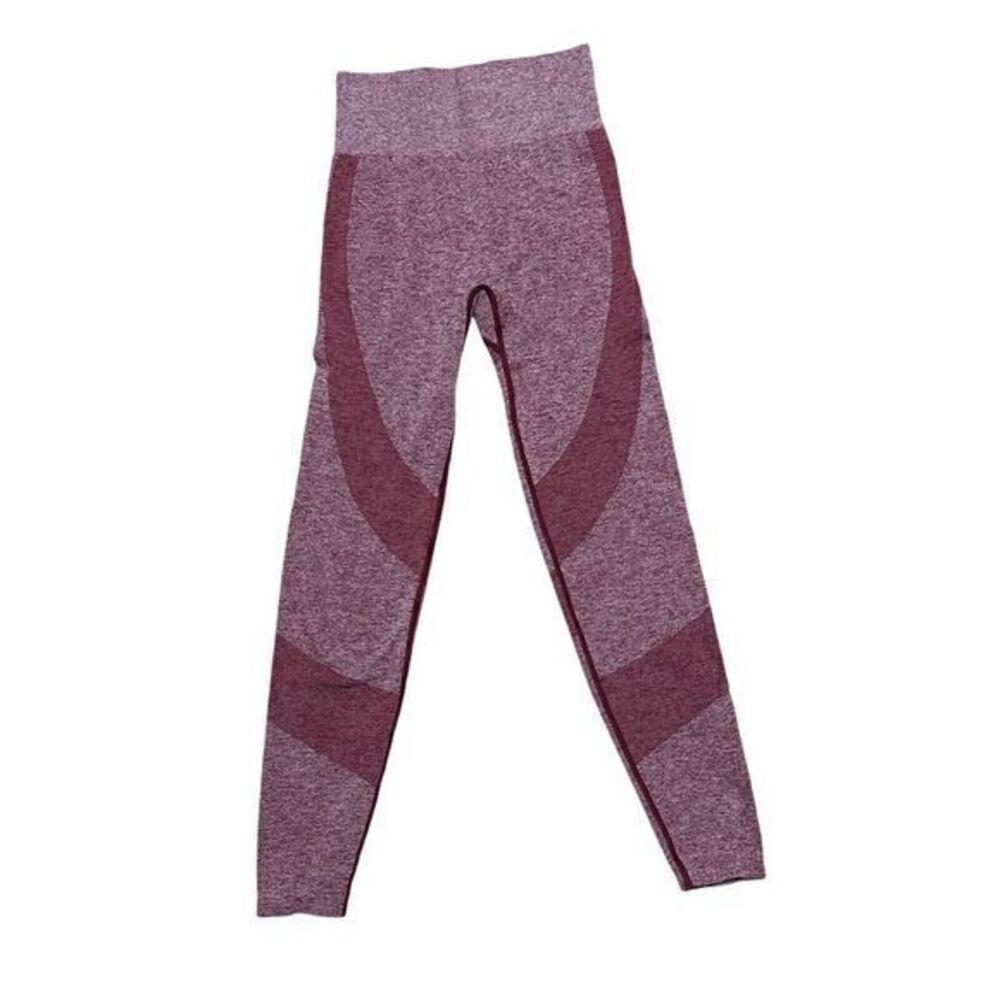 Pink Victoria's Secret Seamless Leggings Small Burgundy/Pink Women's Casual Yoga